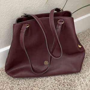 Anne Klein tote bag  burgundy